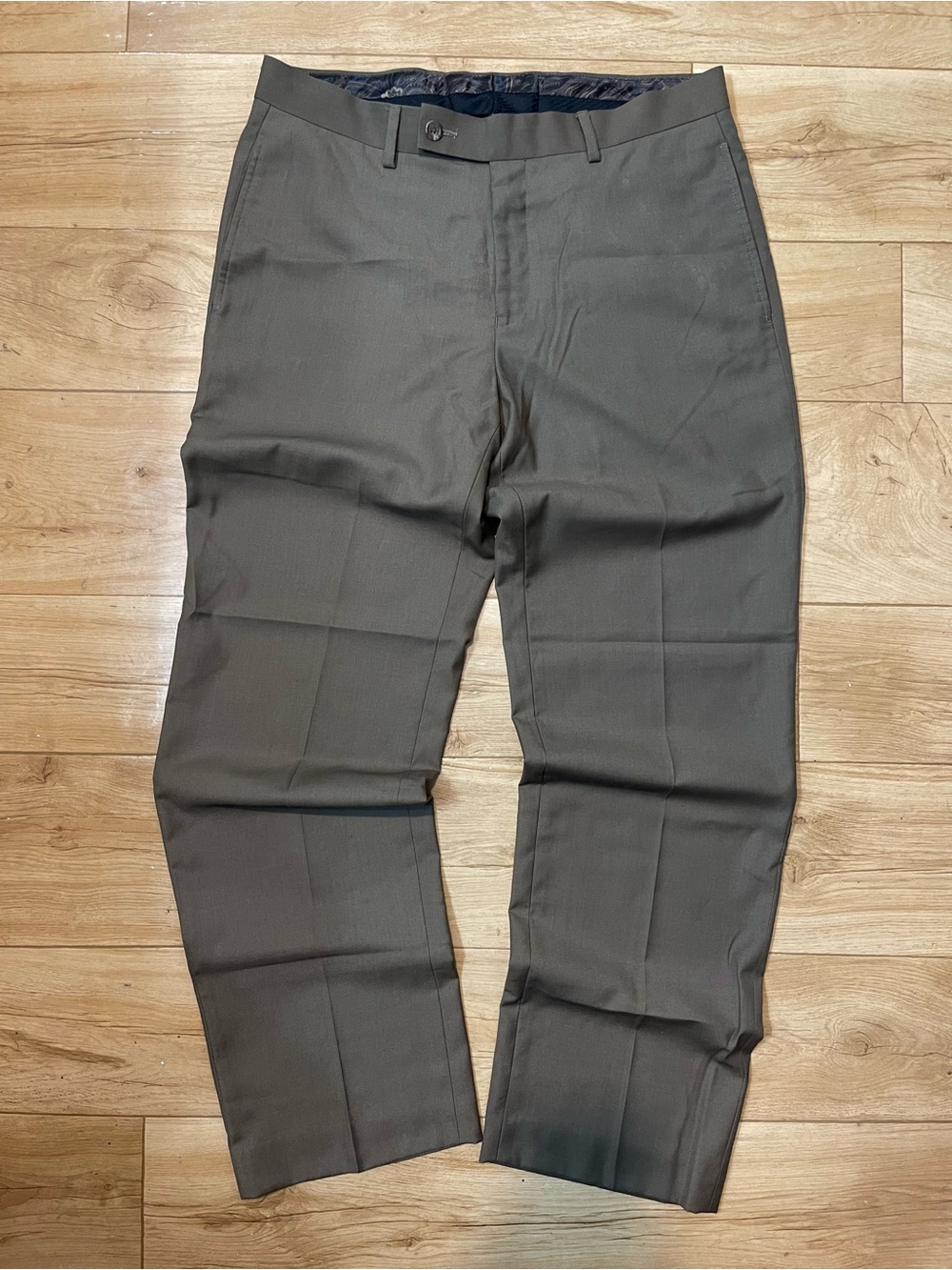 Vintage Lauren by Ralph Lauren Brown Men's Dress Pants